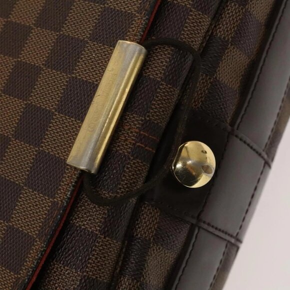 LOUIS VUITTON Damier Ebene Bastille Shoulder Bag N45258 LV Auth PP829 - Picture 11 of 16